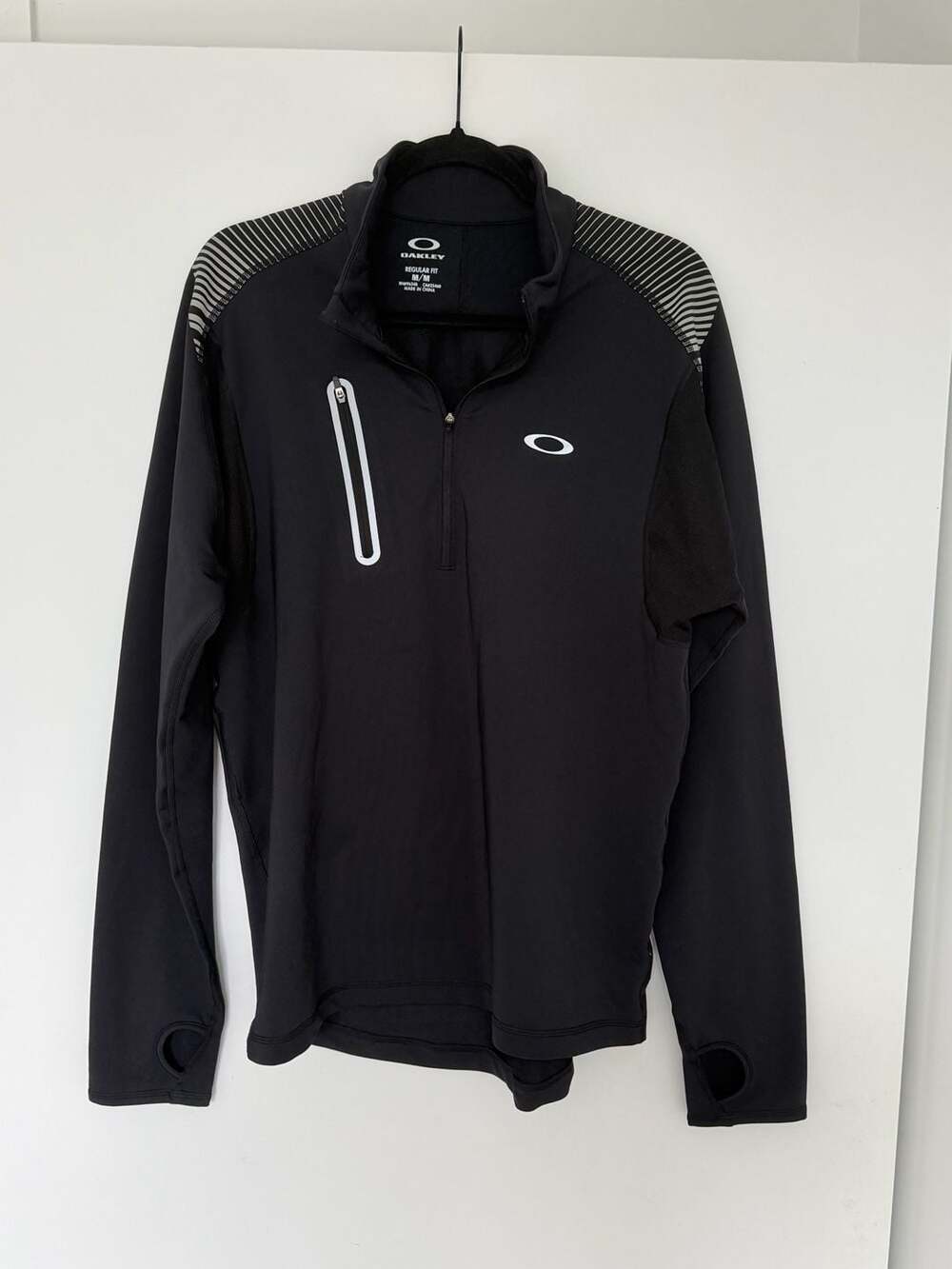 Oakley Men's Regular Fit 1/4 Zip Pullover Black Size M